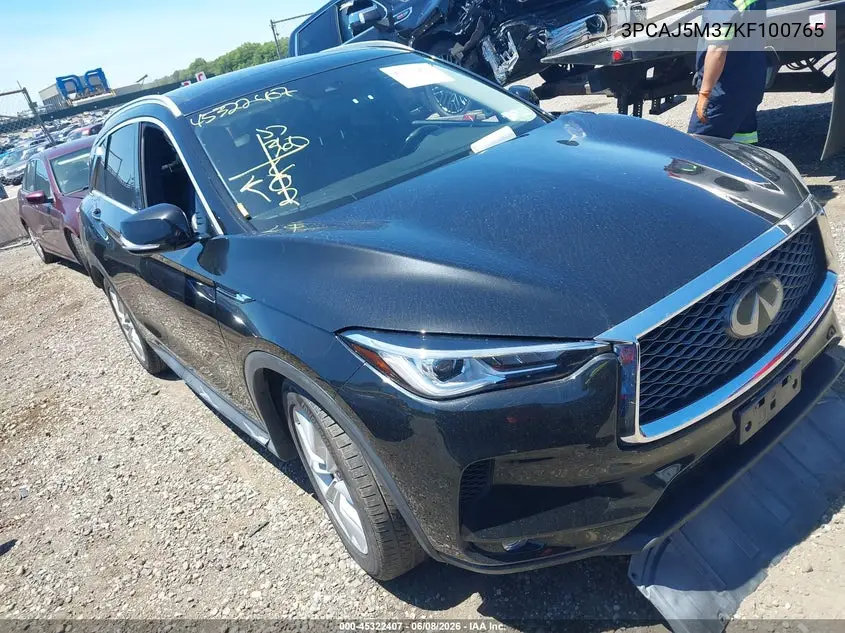 2019 Infiniti Qx50 Essential VIN: 3PCAJ5M37KF100765 Lot: 45322407