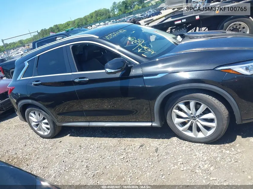 2019 Infiniti Qx50 Essential VIN: 3PCAJ5M37KF100765 Lot: 45322407