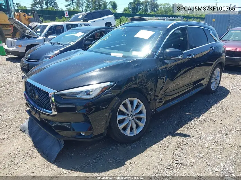 2019 Infiniti Qx50 Essential VIN: 3PCAJ5M37KF100765 Lot: 45322407