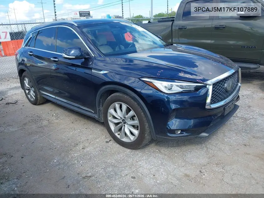 2019 Infiniti Qx50 Essential VIN: 3PCAJ5M17KF107889 Lot: 45349224