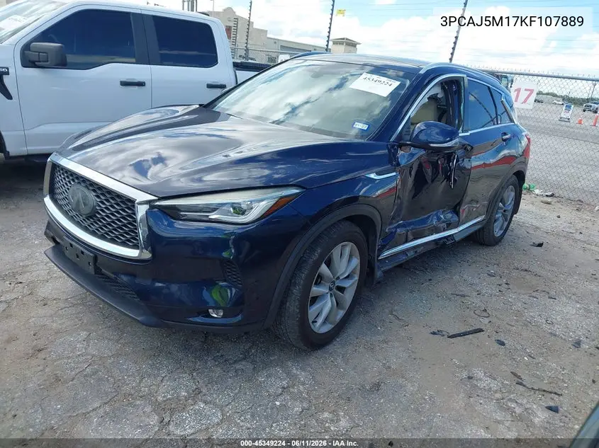 2019 Infiniti Qx50 Essential VIN: 3PCAJ5M17KF107889 Lot: 45349224