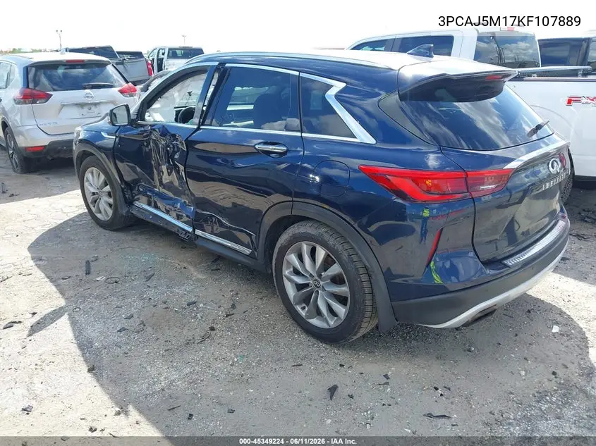 2019 Infiniti Qx50 Essential VIN: 3PCAJ5M17KF107889 Lot: 45349224