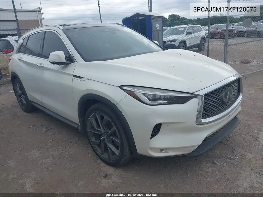 2019 Infiniti Qx50 Essential VIN: 3PCAJ5M17KF120075 Lot: 45366842