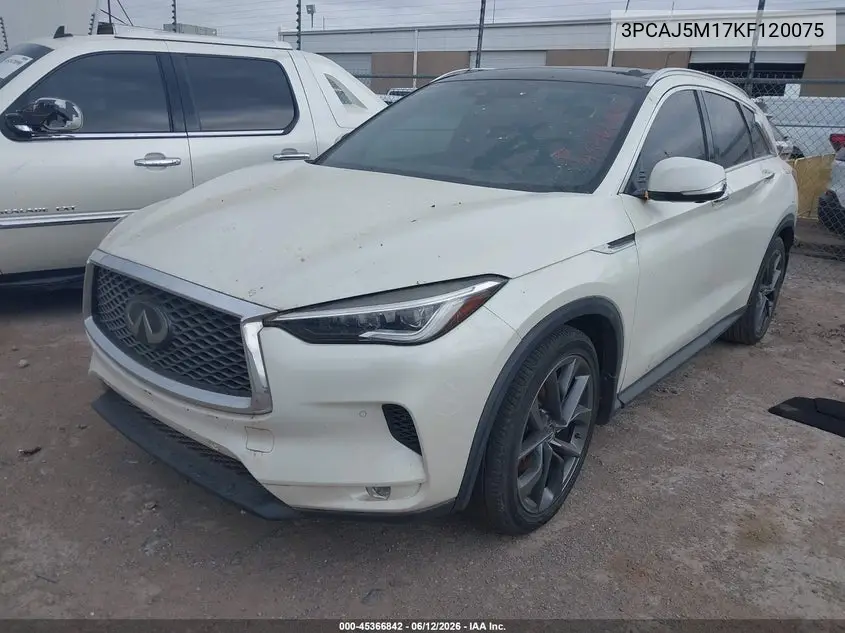 2019 Infiniti Qx50 Essential VIN: 3PCAJ5M17KF120075 Lot: 45366842