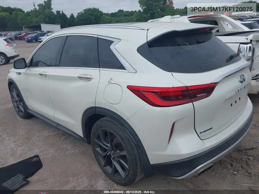 2019 Infiniti Qx50 Essential VIN: 3PCAJ5M17KF120075 Lot: 45366842