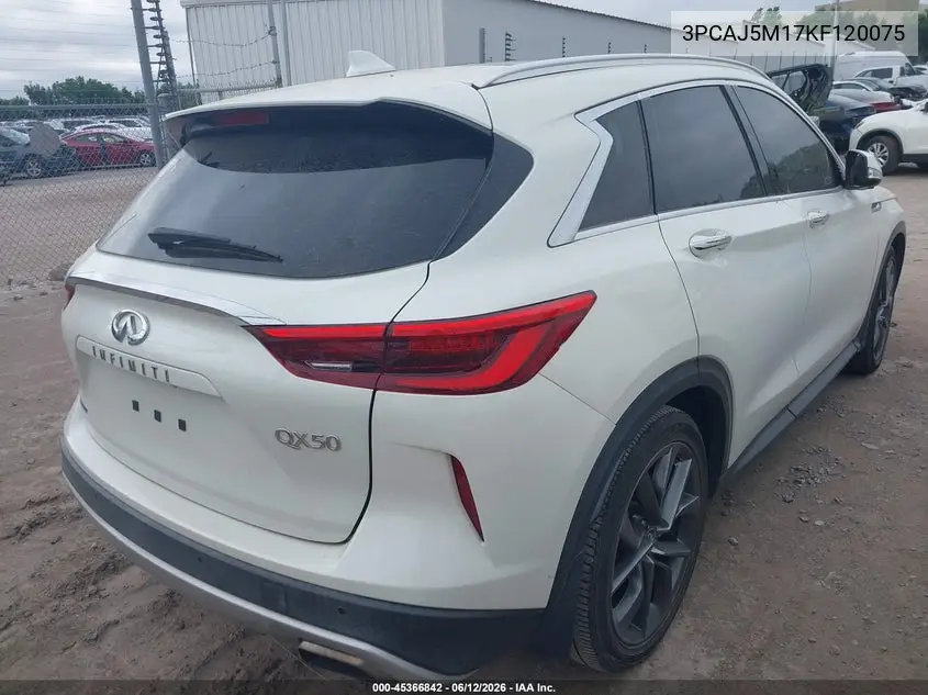 2019 Infiniti Qx50 Essential VIN: 3PCAJ5M17KF120075 Lot: 45366842