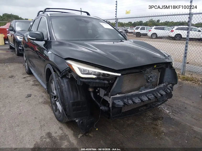 2019 Infiniti Qx50 Essential VIN: 3PCAJ5M18KF100224 Lot: 45397864