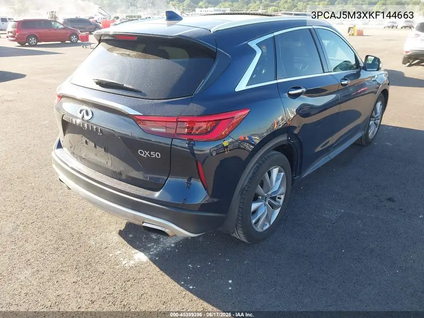 2019 Infiniti Qx50 Luxe VIN: 3PCAJ5M3XKF144663 Lot: 45399396