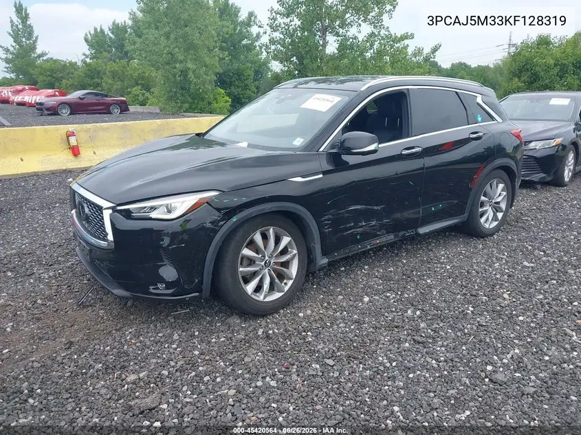 2019 Infiniti Qx50 Essential VIN: 3PCAJ5M33KF128319 Lot: 45420564