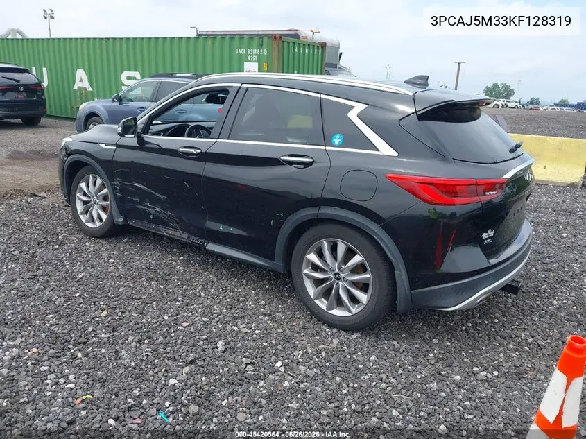 2019 Infiniti Qx50 Essential VIN: 3PCAJ5M33KF128319 Lot: 45420564