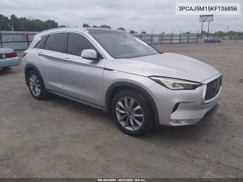 2019 Infiniti Qx50 Luxe VIN: 3PCAJ5M15KF136856 Lot: 45430064