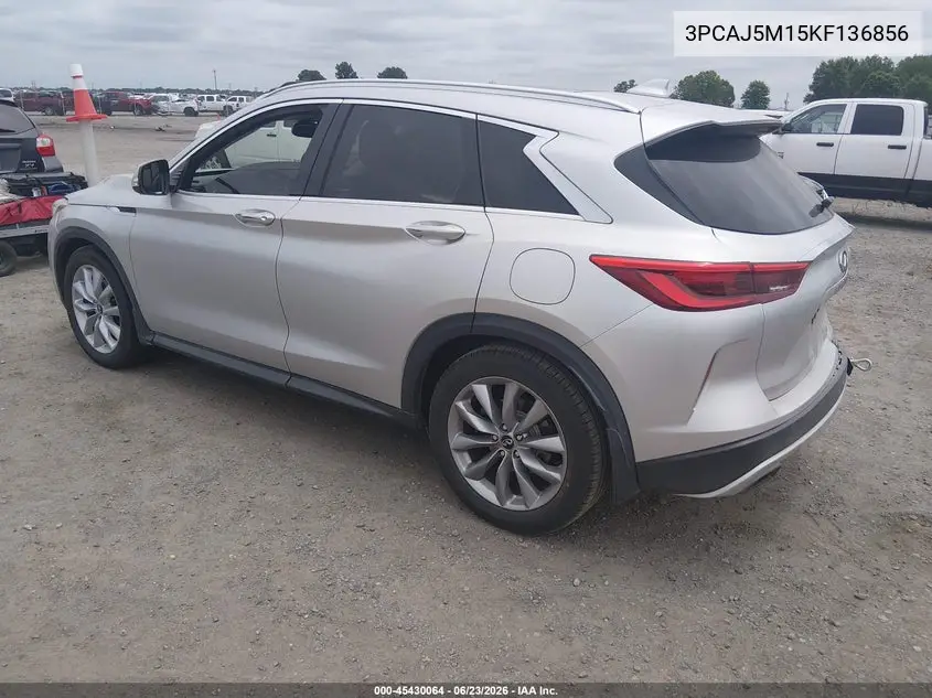 2019 Infiniti Qx50 Luxe VIN: 3PCAJ5M15KF136856 Lot: 45430064