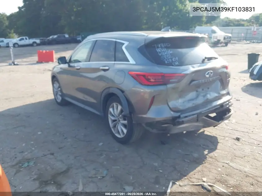 2019 Infiniti Qx50 Essential VIN: 3PCAJ5M39KF103831 Lot: 45477281