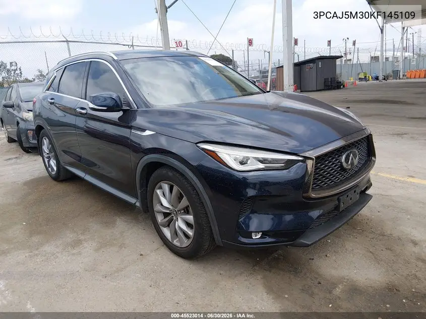2019 Infiniti Qx50 Luxe VIN: 3PCAJ5M30KF145109 Lot: 45523014