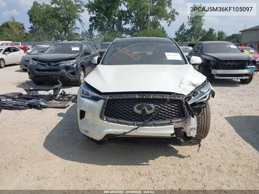 2019 Infiniti Qx50 Essential VIN: 3PCAJ5M36KF105097 Lot: 45541263