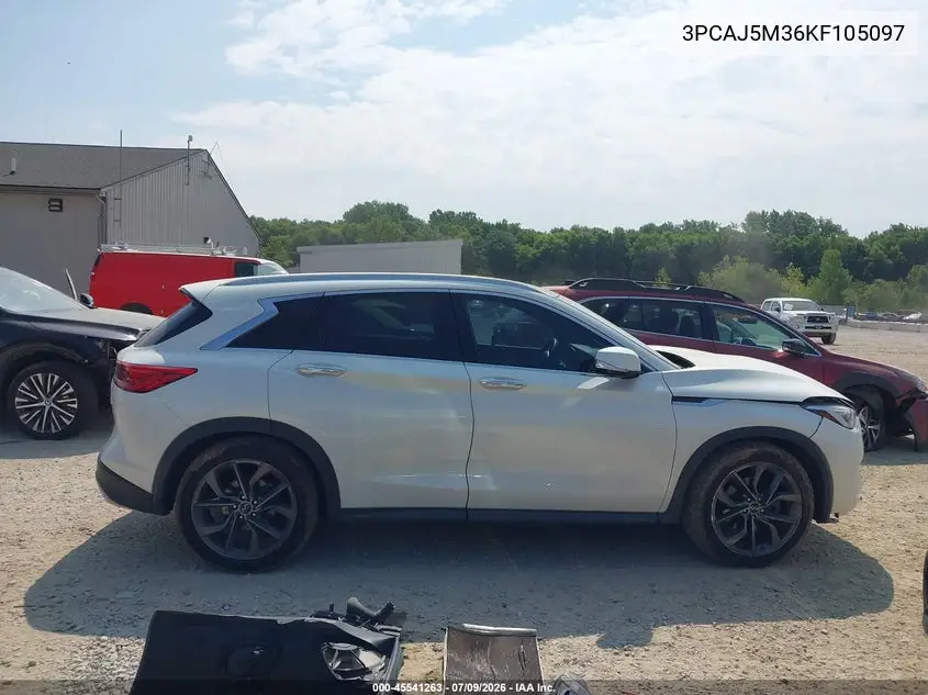 2019 Infiniti Qx50 Essential VIN: 3PCAJ5M36KF105097 Lot: 45541263
