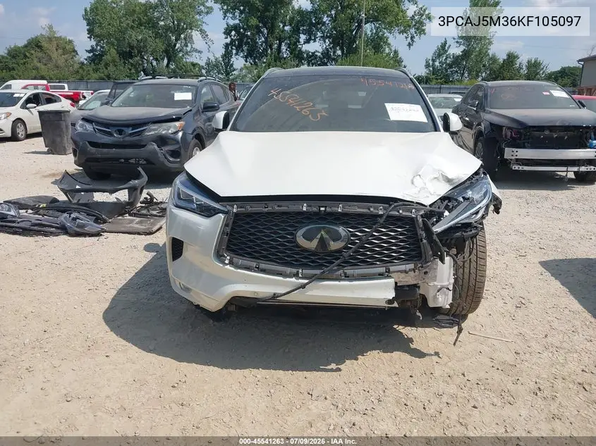 2019 Infiniti Qx50 Essential VIN: 3PCAJ5M36KF105097 Lot: 45541263