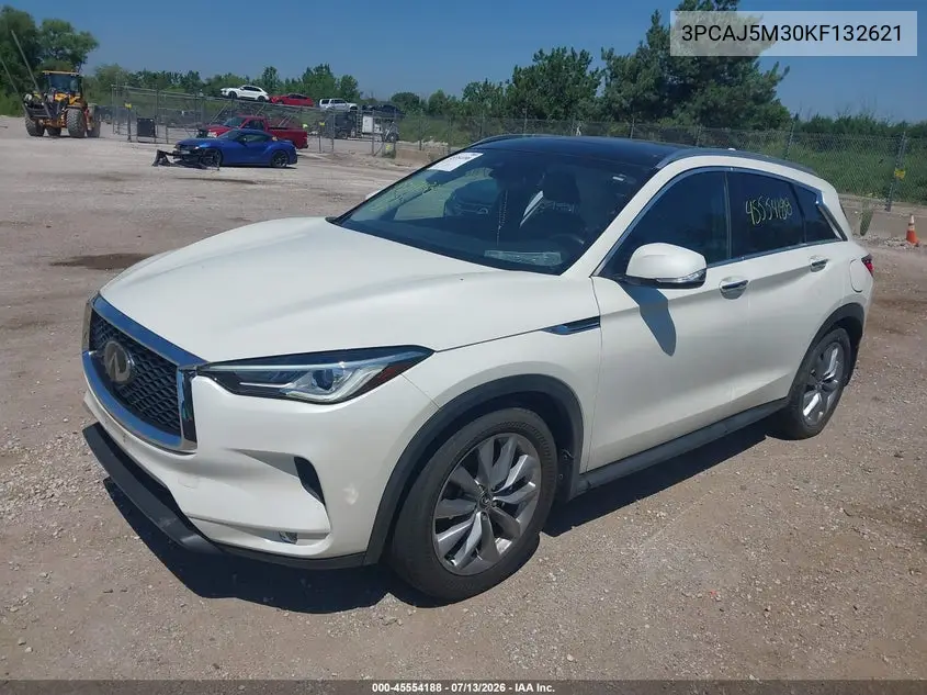 2019 Infiniti Qx50 Luxe VIN: 3PCAJ5M30KF132621 Lot: 45554188