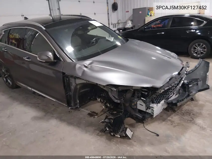 2019 Infiniti Qx50 Essential VIN: 3PCAJ5M30KF127452 Lot: 45648690