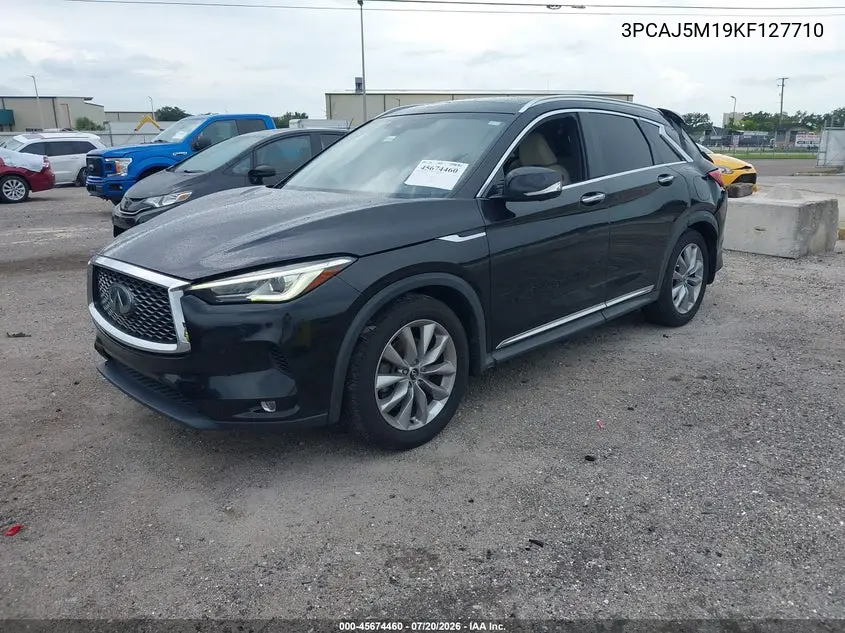 2019 Infiniti Qx50 Essential VIN: 3PCAJ5M19KF127710 Lot: 45674460