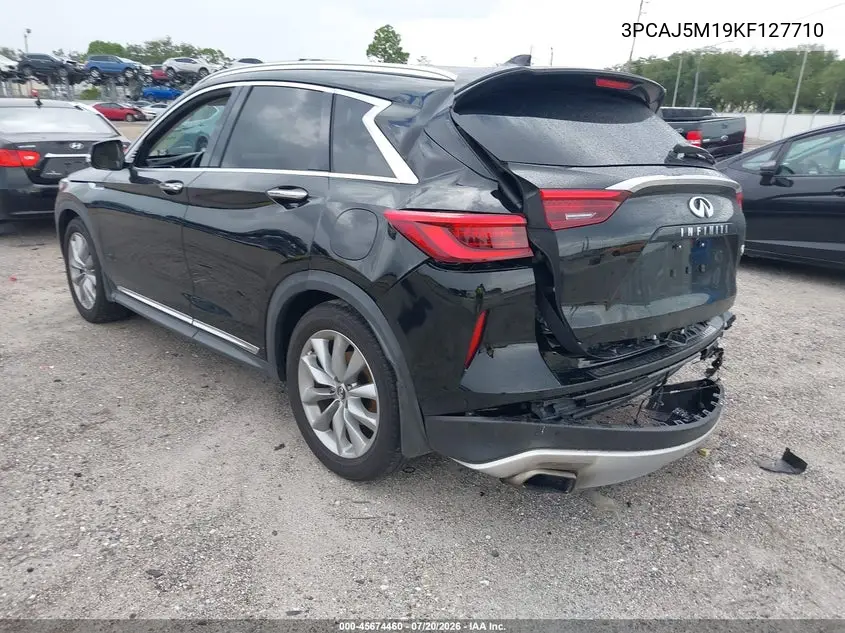 2019 Infiniti Qx50 Essential VIN: 3PCAJ5M19KF127710 Lot: 45674460