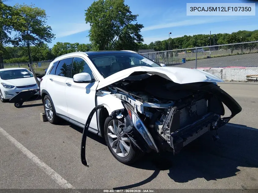 2020 Infiniti Qx50 Luxe VIN: 3PCAJ5M12LF107350 Lot: 45316977