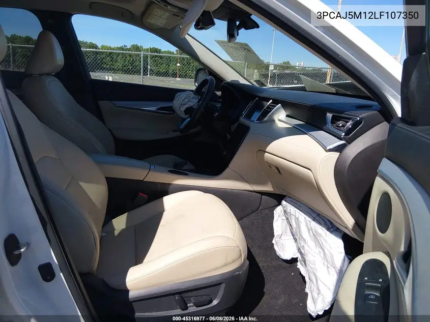 2020 Infiniti Qx50 Luxe VIN: 3PCAJ5M12LF107350 Lot: 45316977