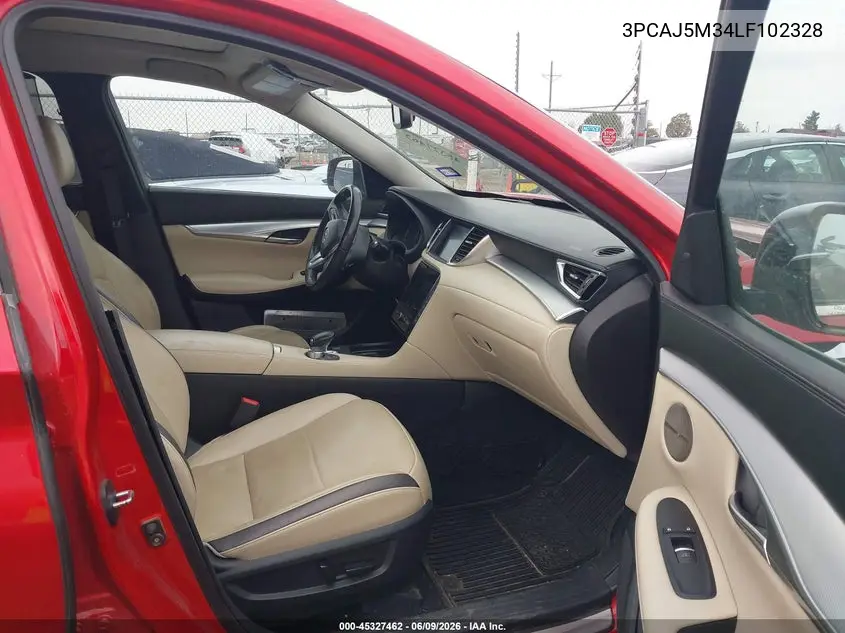 2020 Infiniti Qx50 Sensory Awd VIN: 3PCAJ5M34LF102328 Lot: 45327462
