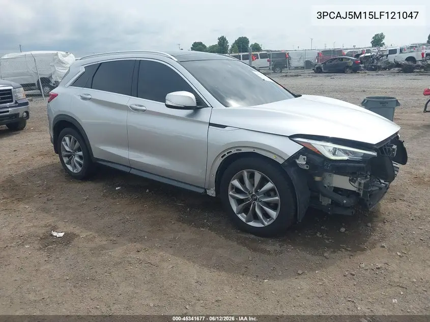 2020 Infiniti Qx50 Luxe VIN: 3PCAJ5M15LF121047 Lot: 45341677