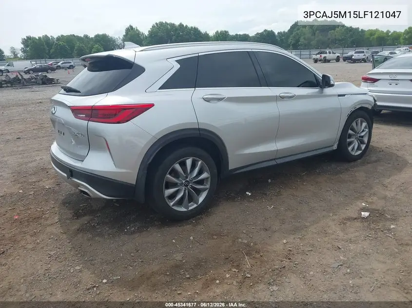 2020 Infiniti Qx50 Luxe VIN: 3PCAJ5M15LF121047 Lot: 45341677