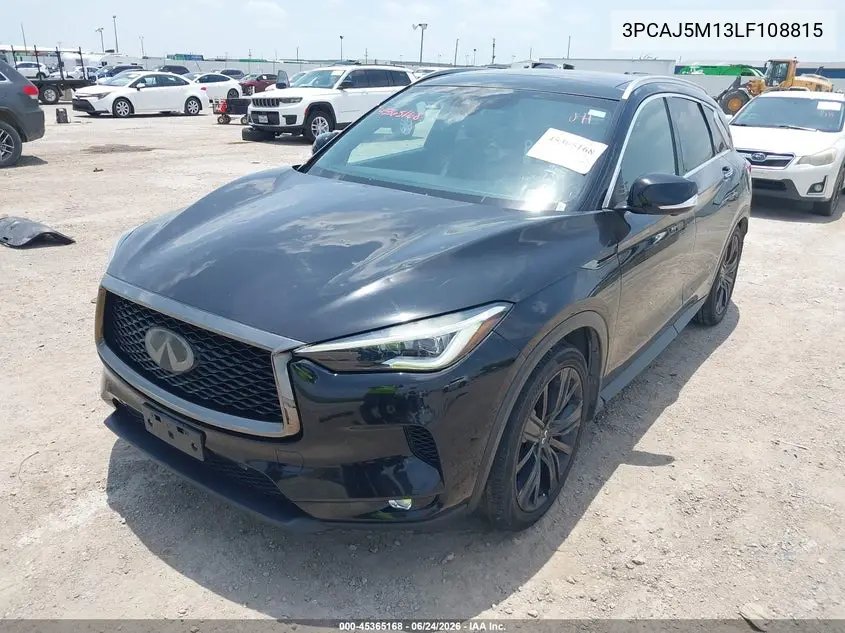 2020 Infiniti Qx50 Essential VIN: 3PCAJ5M13LF108815 Lot: 45365168