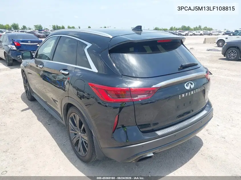 2020 Infiniti Qx50 Essential VIN: 3PCAJ5M13LF108815 Lot: 45365168