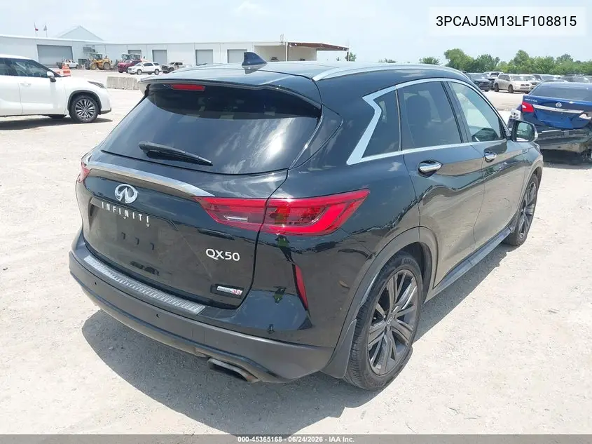 2020 Infiniti Qx50 Essential VIN: 3PCAJ5M13LF108815 Lot: 45365168