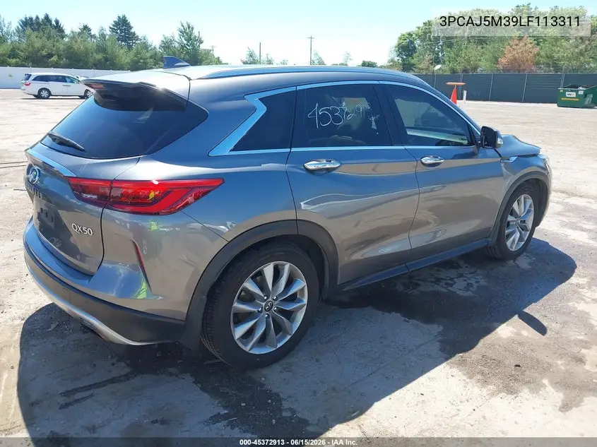 2020 Infiniti Qx50 Luxe Awd VIN: 3PCAJ5M39LF113311 Lot: 45372913