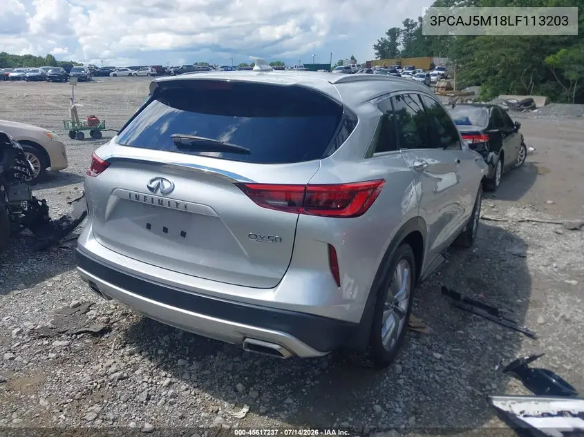 2020 Infiniti Qx50 Essential VIN: 3PCAJ5M18LF113203 Lot: 45617237
