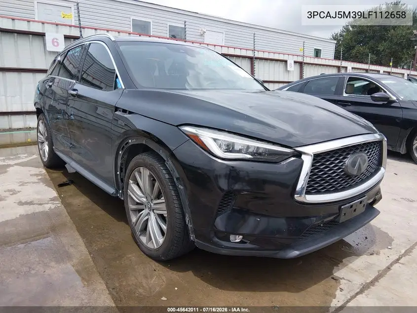 2020 Infiniti Qx50 Sensory Awd VIN: 3PCAJ5M39LF112658 Lot: 45642011