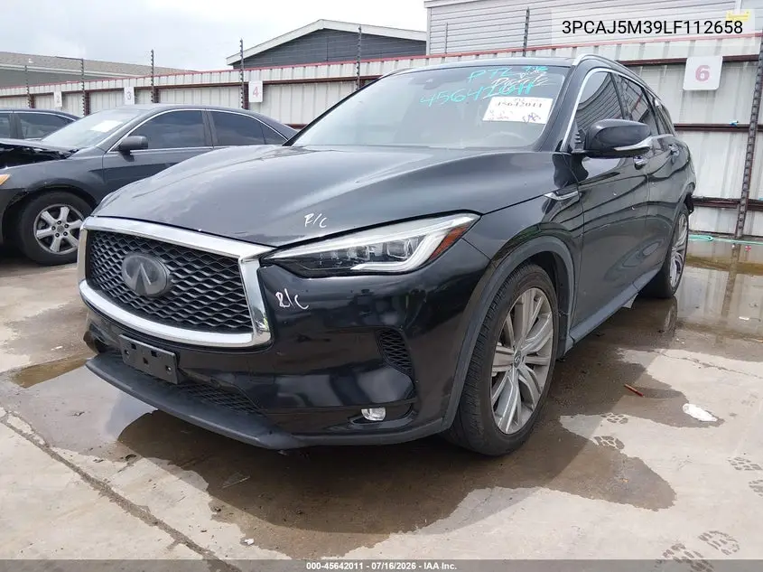 2020 Infiniti Qx50 Sensory Awd VIN: 3PCAJ5M39LF112658 Lot: 45642011