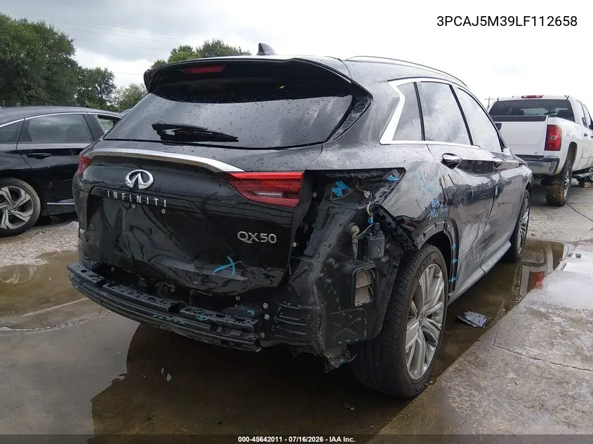 2020 Infiniti Qx50 Sensory Awd VIN: 3PCAJ5M39LF112658 Lot: 45642011