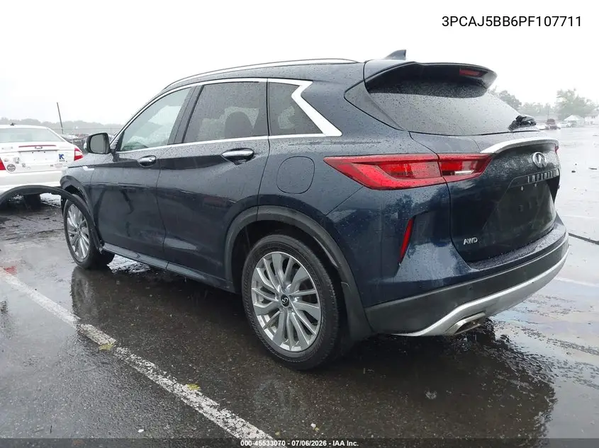 2023 Infiniti Qx50 Luxe Awd VIN: 3PCAJ5BB6PF107711 Lot: 45533070