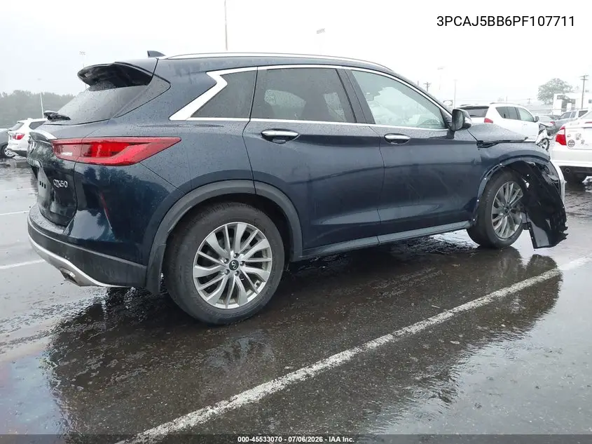 2023 Infiniti Qx50 Luxe Awd VIN: 3PCAJ5BB6PF107711 Lot: 45533070