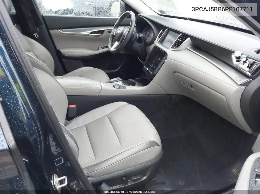 2023 Infiniti Qx50 Luxe Awd VIN: 3PCAJ5BB6PF107711 Lot: 45533070
