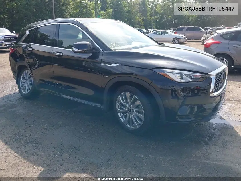 2024 Infiniti Qx50 Luxe VIN: 3PCAJ5BB1RF105447 Lot: 45324998