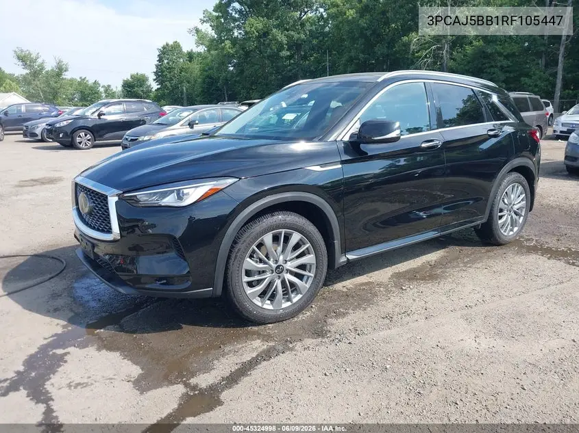 2024 Infiniti Qx50 Luxe VIN: 3PCAJ5BB1RF105447 Lot: 45324998
