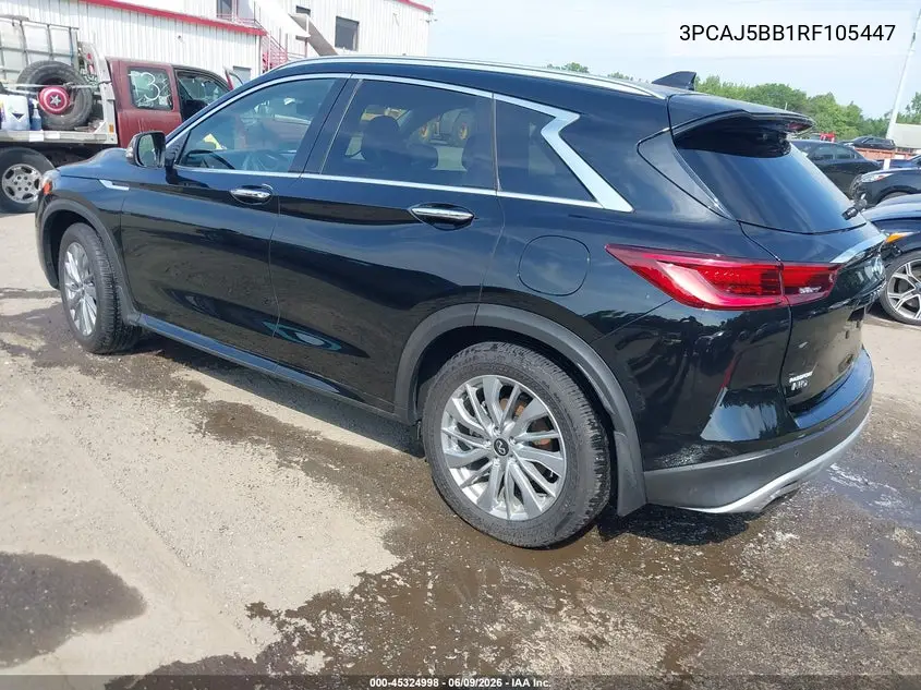 2024 Infiniti Qx50 Luxe VIN: 3PCAJ5BB1RF105447 Lot: 45324998
