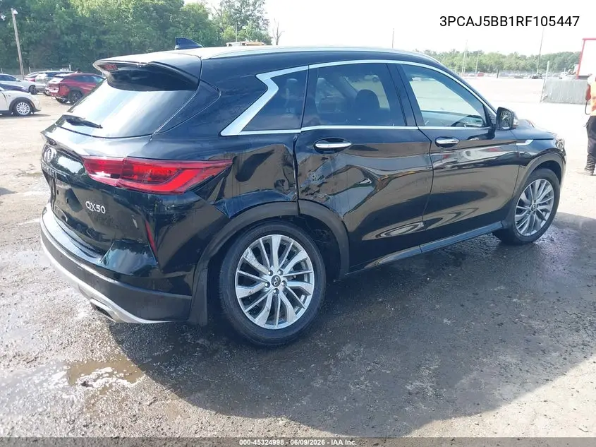 2024 Infiniti Qx50 Luxe VIN: 3PCAJ5BB1RF105447 Lot: 45324998