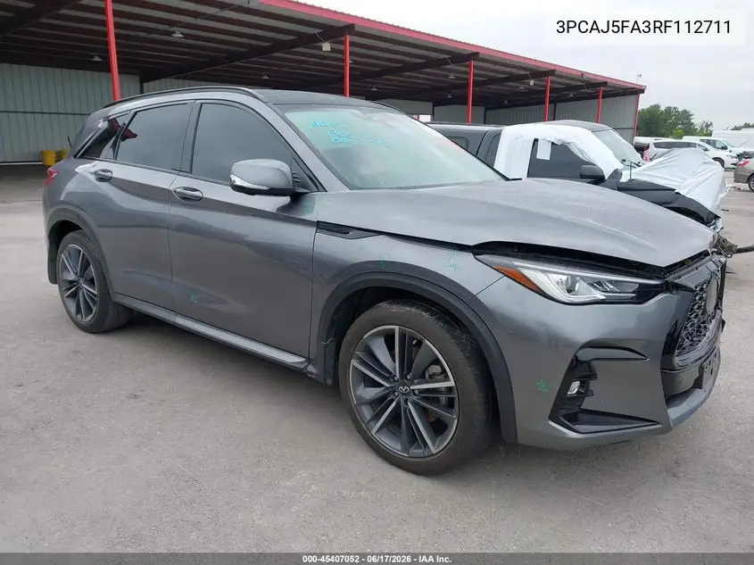 2024 Infiniti Qx50 Sport VIN: 3PCAJ5FA3RF112711 Lot: 45407052