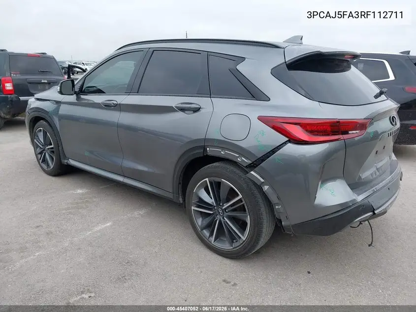 2024 Infiniti Qx50 Sport VIN: 3PCAJ5FA3RF112711 Lot: 45407052