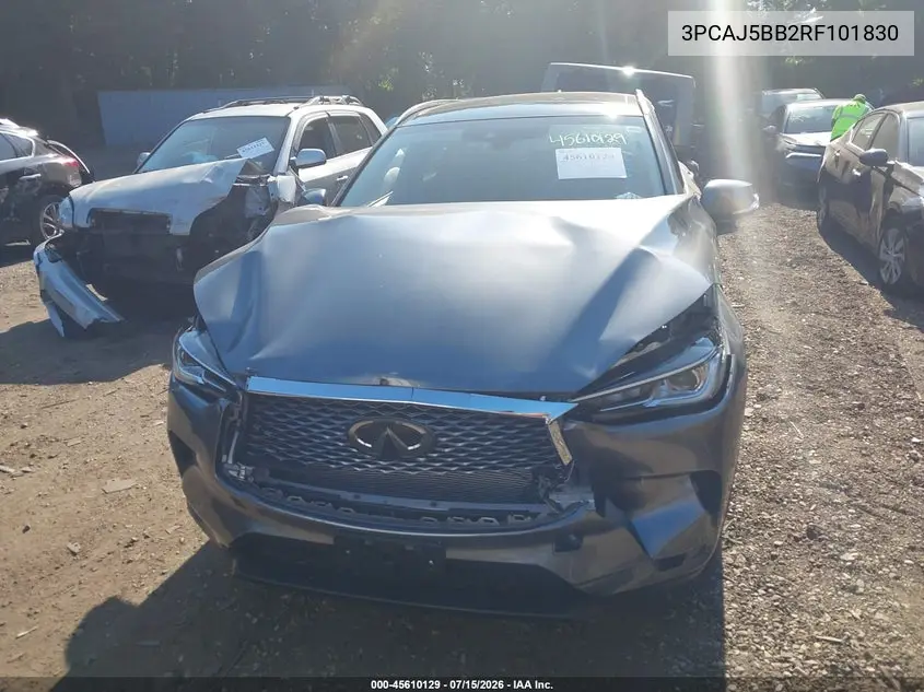 2024 Infiniti Qx50 Luxe Awd VIN: 3PCAJ5BB2RF101830 Lot: 45610129