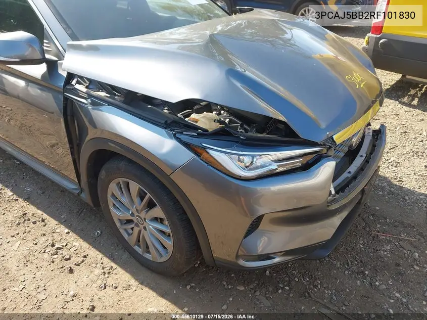 2024 Infiniti Qx50 Luxe Awd VIN: 3PCAJ5BB2RF101830 Lot: 45610129
