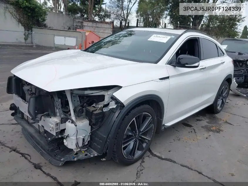 2023 Infiniti Qx55 Luxe Awd VIN: 3PCAJ5JR0PF124339 Lot: 44082969